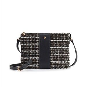 LC Lauren Conrad Candide mini crossbody black/gold